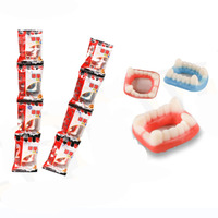 Bonbons gélifiés multicolores en forme de crocs de vampire amusants pour Halloween, en forme de parties du corps, emballés individuellement