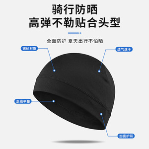 Hexagonal Riding Cap Ice Silk Nylon Breathable Sports Hat Adult Unisex - Product Image 4