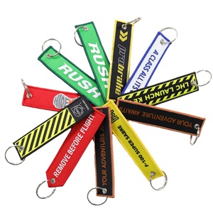 Customized Double-Sided Fabric Embroidered Rubber <b>Keychain</b> with <b>Custom</b> Logo <b>Custom</b> Size & Design Eco-Friendly Promotional Gift - Product Image 4