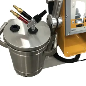 Stainless Steel Mini Powder Hopper With Fluidized Plate