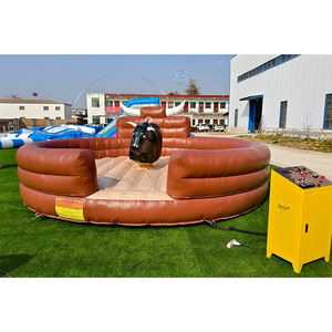 <span class=keywords><strong>Toro</strong></span> Mecánico Inflable para Juegos Interactivos Deportivos al Aire Libre, Máquina de <span class=keywords><strong>Toro</strong></span> Mecánico Eléctrico para Adultos con Soplador - Product Image 1