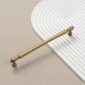 Poignée de <span class=keywords><strong>meuble</strong></span> <span class=keywords><strong>vintage</strong></span> cannelée en alliage de zinc pour tiroir, armoire, cuisine, placard - Product Image 5