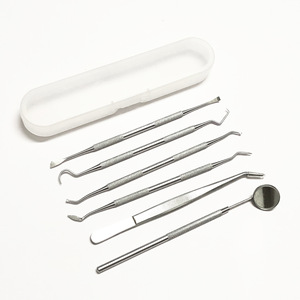 Dental Surgical Instruments Set 160mm Manual Oral Mirror Probes Tartar Removers Medical Use Class I - Product Image 1