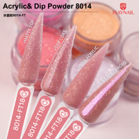 ISAY BEAUTY Poudre acrylique à haute pigmentation pour ongles, poudre de trempage multicolore brillante avec logo personnalisé pour le nail art