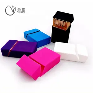 New Fashion Woman Schöne bedruckte Silikon Zigaretten etui Abdeckung Elastic Rubber Tragbare Frauen Zigaretten schachtel Hülle