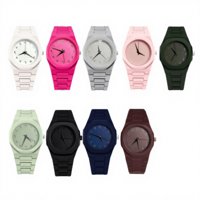 Watch for Men Women Hot Sale Arabic Fashion Watch Southeast Asia Middle East Hot Selling Plastic Quartz Watch