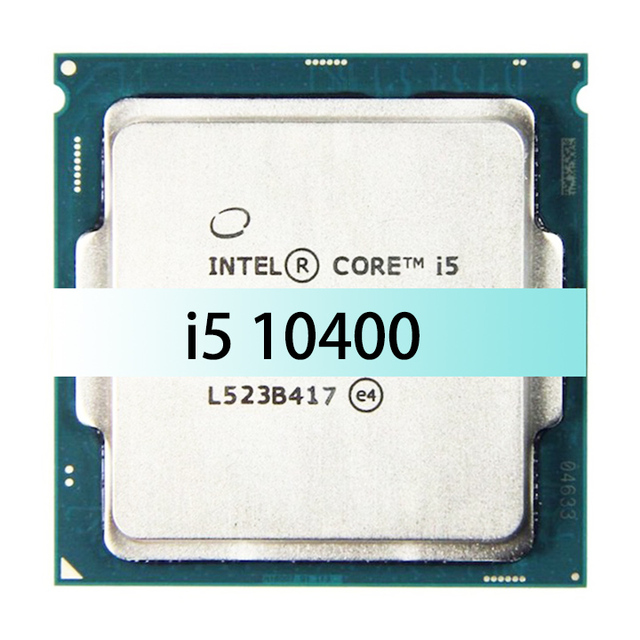 New Core I5 10400 CPU 2.9GHz Six-Core Twelve-Thread L2=1.5M L3=12M 65W LGA 1200 for Desktop Gaming