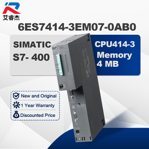 Unidad Central de Procesamiento (CPU) S7400 6ES7414-3EM07-0AB0 CPU414-3 PN/DP, Nueva y Original, 4MB, 3 Interfaces, Procesador PLC SIMATIC S7-400 - Product Image 1
