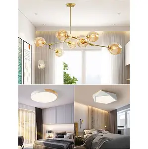 Moderne woonkamer kroonluchter Nordic stijl verlichting hele huis pakket verlichting slaapkamer licht eetkamer lamp
