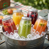Bouteille de boisson jetable en PET transparente Flash Crystal Clear 700 ml avec bouchon à vis, haute clarté, pour boissons froides