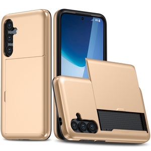 Funda Clásica 2025 para Samsung S25 Edge con Ranuras para Tarjetas, Funda Protectora 2 en 1 de PC y TPU con Ranuras Deslizantes para Tarjetas para Samsung S25 Edge - Product Image 5