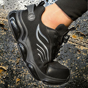 Chaussures de sécurité pour hommes DUNGU, bottes basses confortables, résistantes à l'eau, antidérapantes, protection industrielle, été/hiver, embout en acier - Product Image 3