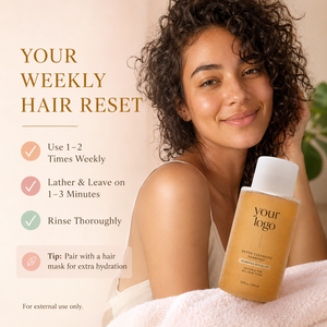 Deep Cleansing Shampoo Clarifies Scalp <b>Removes</b> Oil Hard Water Minerals Restores Soft Shine Sulfate Free Detox Cleansing Shampoo - Product Image 5