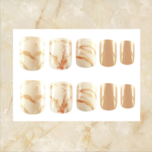 24 Uds./caja <span class=keywords><strong>Uñas</strong></span> Postizas 3D para Mujer, <span class=keywords><strong>Uñas</strong></span> de Presión con Diseño de Cabeza Cuadrada, <span class=keywords><strong>Uñas</strong></span> Artificiales <span class=keywords><strong>Cortas</strong></span>, Decoración de <span class=keywords><strong>Uñas</strong></span> - Product Image 3