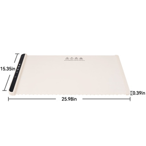 Portable Rollable Electric Food Warming Mat 3 <b>Temperature</b> Modes Whole-Surface Heating Silicone Construction for Home Kitchen Use - Product Image 6