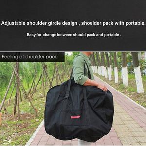 Sac de vélo pliable 20 pouces BSCI - Étui de transport imperméable pour vélo, idéal pour les voyages en voiture, en train ou en avion - Product Image 5