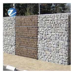 Hình chữ nhật gabion bức tường 4mm 4x2x1 vườn xây dựng Hàn đá giỏ gabion & đá tường giá - Product Image 2