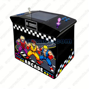 Table d'arcade interactive pliable 60-en-1, jeu vidéo de combat rétro pour 2 joueurs, fonctionnant à pièces, style cocktail, pour intérieur - Product Image 6