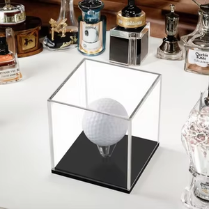 Vitrine de balle de golf de baseball, boîtes acryliques protégées contre les UV pour l'affichage de la balle Cube Memorabilia Showcase Autograph - Product Image 6