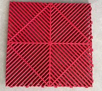 Fácil Instalación de clic de 6mm, baldosas de suelo de garaje de enclavamiento de PVC para interiores, baldosas de plástico de estilo de diseño Industrial para almacén de taller