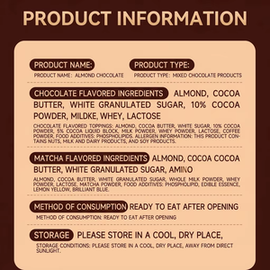 Dragées d'amandes enrobées de chocolat de qualité supérieure, gourmandes et haut de gamme, pour les soirées dégustation. - Product Image 3