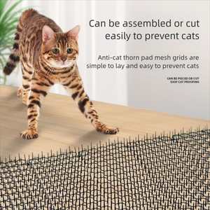 Directo de Fábrica, Tapete Repelente para Gatos de PP Ecológico de 49x14cm, Alta Resistencia, Anti-Rotura, Flexible, Barrera para Barandillas de Patio - Product Image 6