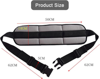 Ceinture de sécurité personnalisée pour fauteuil roulant avec boucle à dégagement rapide, ceinture de sécurité réglable pour fauteuil roulant, sangle de retenue pour patient âgé