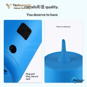 Pompe à eau électrique portable Yachuangxin YCX-9.72 en plastique bleu pour camping en plein air, lavage de voiture, 330GAL, toutes saisons, CE ROHS - Product Image 2