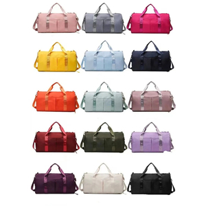 <span class=keywords><strong>Sac</strong></span> <span class=keywords><strong>de</strong></span> <span class=keywords><strong>sport</strong></span> et <span class=keywords><strong>de</strong></span> gym imperméable en nylon sergé, portable, tendance, pour <span class=keywords><strong>femme</strong></span>, avec compartiment sec/humide, idéal pour le fitness - Product Image 1