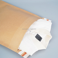 Sacs enveloppes en papier kraft biodégradables et durables pour vêtements, livraison express, sacs auto-adhésifs