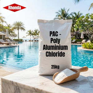 RHONDA PAC Policloruro <span class=keywords><strong>de</strong></span> Aluminio 28-30% Al2O3 Floculante <span class=keywords><strong>de</strong></span> Clarificación Rápida Bajo en Residuos Limpiador para Piscinas y Spas Excelente - Product Image 2
