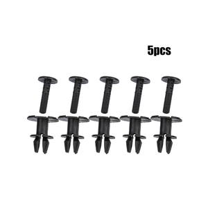 Piezas de automóviles 5 uds. Clips de ajuste de falda de alféizar lateral negro Clips de ajuste de falda 07147122912 07147122913 para BMW 1/3/ X1/X6 - Product Image 1