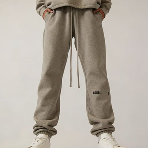 Pantalon <span class=keywords><strong>Fear</strong></span> Pants avec logo personnalisé du fabricant, grande taille, unisexe, en polaire, coupe ample, taille élastique, jambe droite ample, vintage, respirant, <span class=keywords><strong>God</strong></span> - Product Image 5