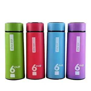 Botol air, botol air, cangkir sederhana, botol kaca portabel, dinding ganda untuk botol air bisnis segar