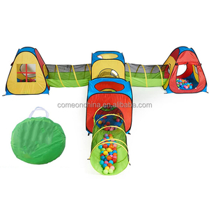 8 in 1 Pop-Up bambini bambini giocano tenda Tunnel <span class=keywords><strong>casa</strong></span> giocattolo regalo per bambini Toddlers Playhouse Indoor Outdoor Baby Kids Play Tent - Product Image 4