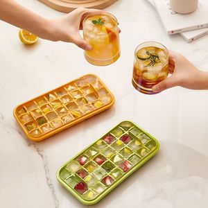 Moule à glaçons DIY d'été, lot de 2, personnalisable, 64 compartiments, en plastique, avec couvercle et <span class=keywords><strong>bac</strong></span> de rangement - Product Image 5