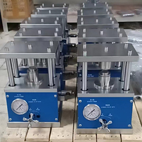 Machine de sertissage de batteries manuelle hydraulique de laboratoire / Machine de démontage et de pressage de matrices pour piles bouton - LITH