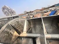 Machine de refroidissement en spirale de viande de poulet équipement d'abattoir de matériel en acier abattoir de volaille