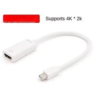 Cable Mini DisplayPort a HDMI compatible con 4k, proyector de TV, convertidor de puerto de visualización DP 1,4 para Mac Mini Apple Macbook Air