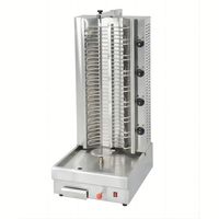 Machine à Kebab Manuelle Professionnelle pour Chawarma, Four Rotatif Commercial Makerbox, Couteau Tandir, Brûleur à Bouton