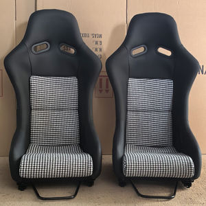 Модифицированные автомобильные сиденья Pepita Confetti Hounds, гоночные сиденья с узором «гусиные лапки», Идеальное дорожное кроссоверное сиденье - Product Image 1