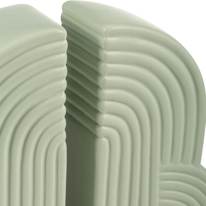 Fermalibri in Ceramica Moderni a Forma di Arco 10 Pollici Decorativi per Casa e Ufficio Eleganti e Durevoli - Product Image 5