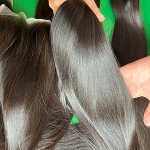 Paquetes rectos de hueso Paquetes de cabello humano virgen vietnamita 8-30 pulgadas 10A Cabello humano recto de hueso 100% Sin procesar 3 paquetes - Product Image 1