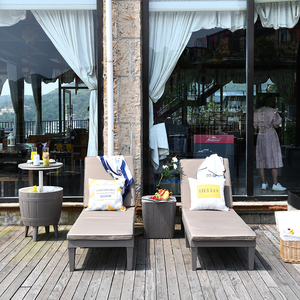 Tumbona turca de lujo para exteriores, tumbona con cojín de 3cm - Product Image 4