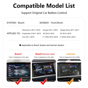 Electrónica automática para LandRover Jaguar Kits de integración automática 2010-2018 Navegación y GPS Inalámbrico Apple CarPlay y <span class=keywords><strong>Android</strong></span> Auto - Product Image 3