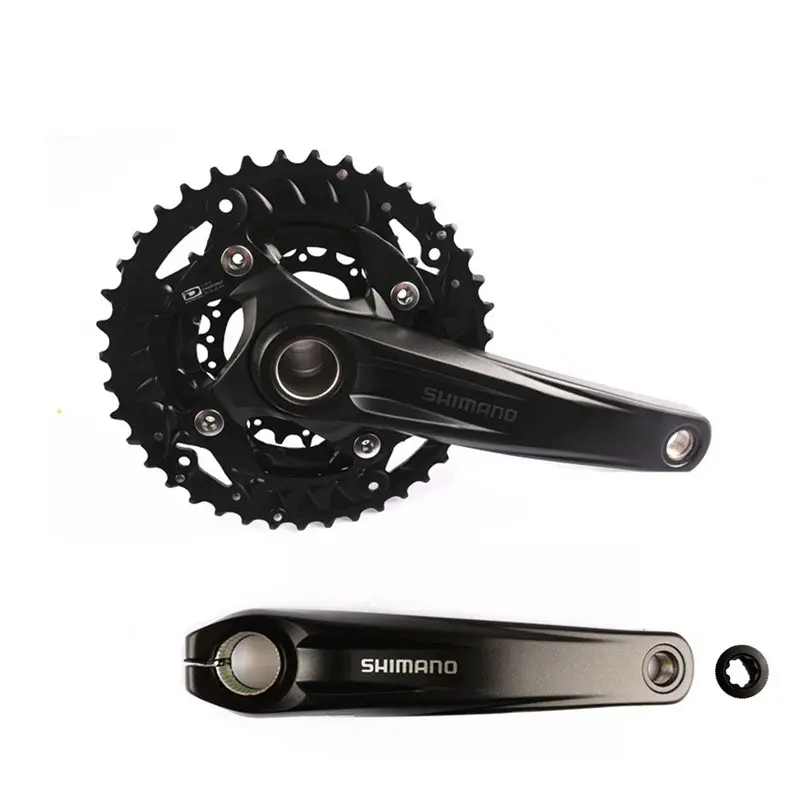 Shimano FC-MT500 MTBマウンテンバイク自転車170mm175mm3X10s 40-30-22Tクランクセット96/64PCD2ピースチェーンリングチェーンホイールパーツ