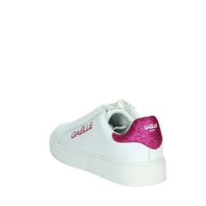 Sneakers Gaelle Paris Bianco Fucsia Glitter Heel, chaussures en toile tendance pour femmes - Product Image 2