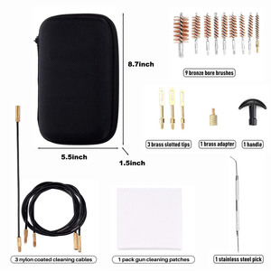 Kit de Limpieza Universal Personalizado con Cepillo de Nylon y Varilla de Latón Multicalibre, Juego de Herramientas de Mantenimiento para Deportes al Aire Libre, Estuche de Almacenamiento Portátil - Product Image 3