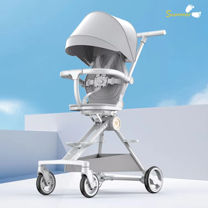 Carrito <span class=keywords><strong>de</strong></span> Bebé Todoterreno Plegable y Portátil JXB Personalizable con <span class=keywords><strong>Silla</strong></span> <span class=keywords><strong>Giratoria</strong></span> Bidireccional - Product Image 2