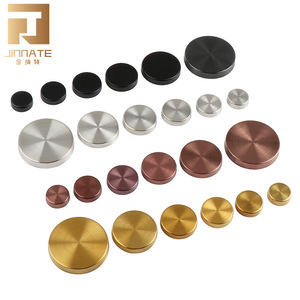 Jinnate Stainless Steel Decorative Caps Mirror Nails Self Adhesive For Glass Tiles Minimalist Design Durable Hardware - Product Image 1